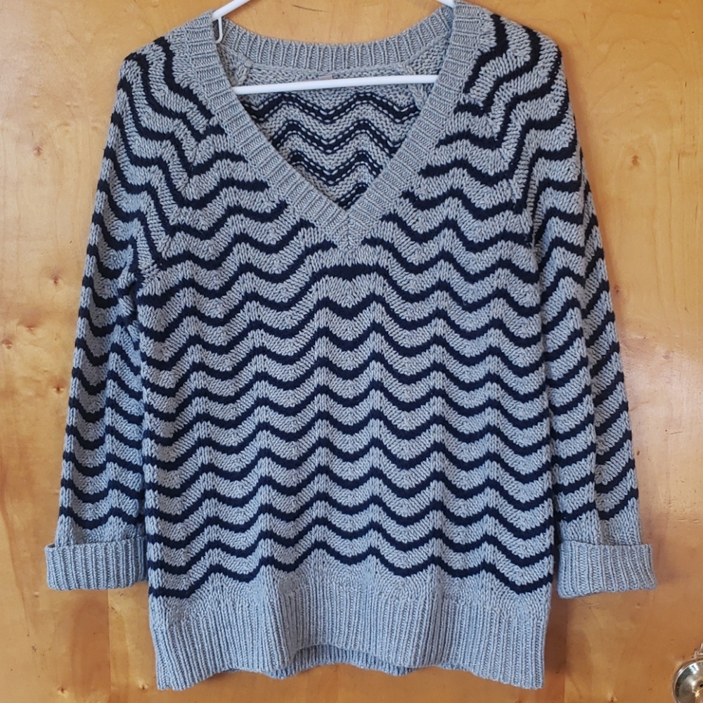 Gap Chevron Striped Sweater